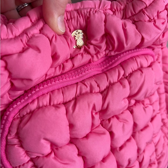 NWT Simply Southern Pink Quilted Shoulder Bag - Picture 5 of 8
